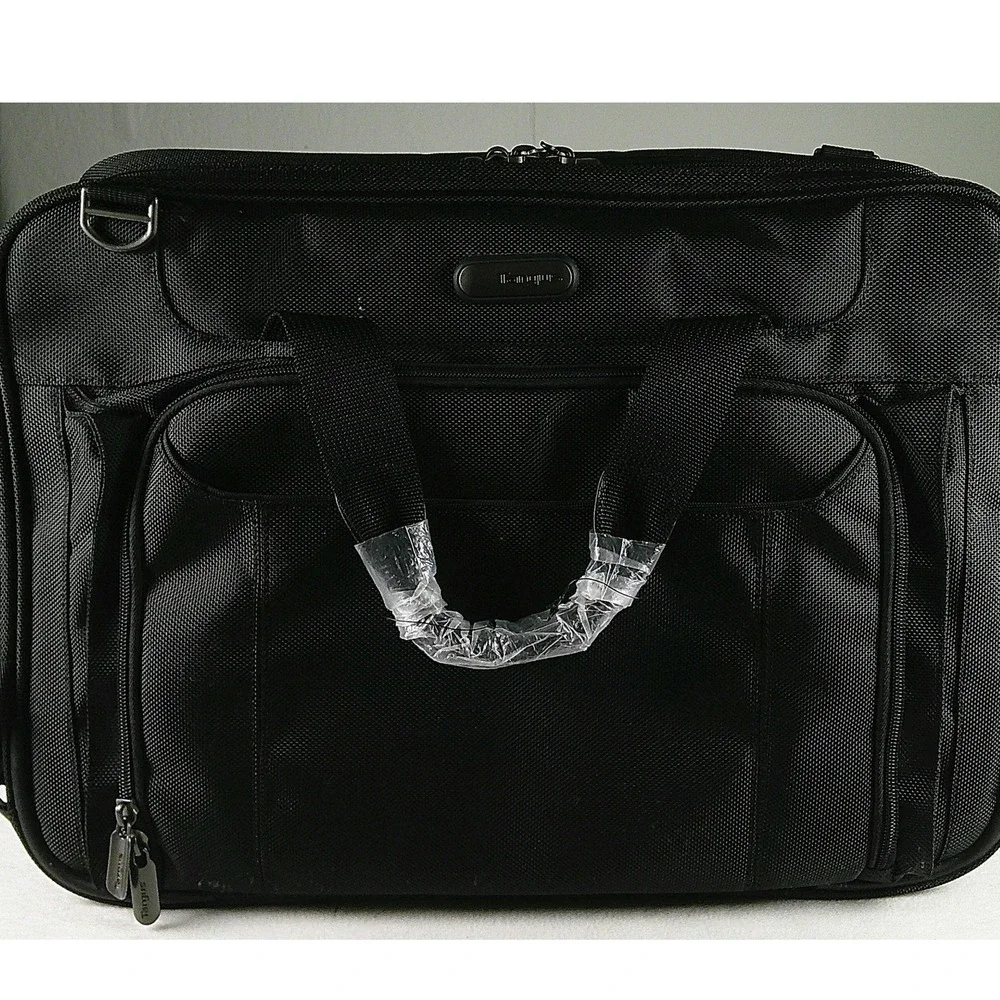 Targus Black Ballistic Nylon Laptop‎ Briefcase Messenger Bag Office Travel Case